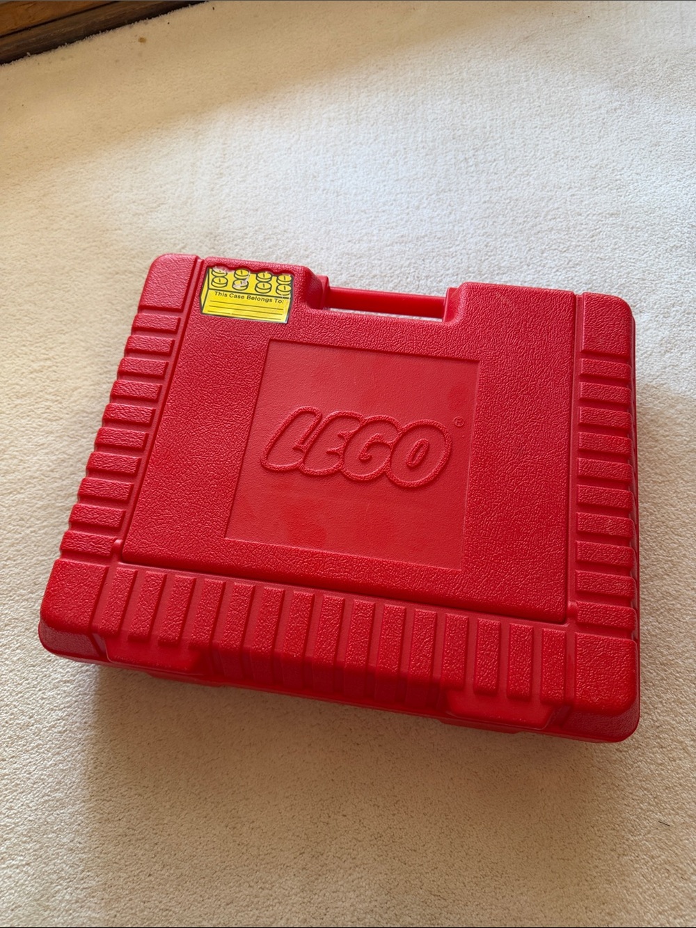 1985 Red Lego Case